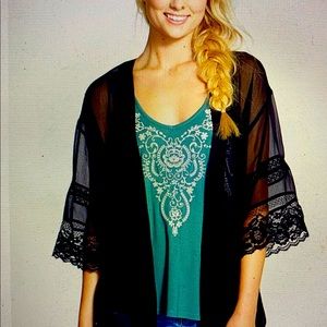 BP Nordstrom Lace Kimono